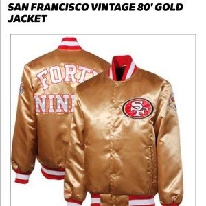 San Francisco vintage 80’ Gold Jacket